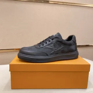 Louis Vuitton LV Trainer Negro Gris Monograma Embossado Damier Checkerboard Lifestyle Sneakers
