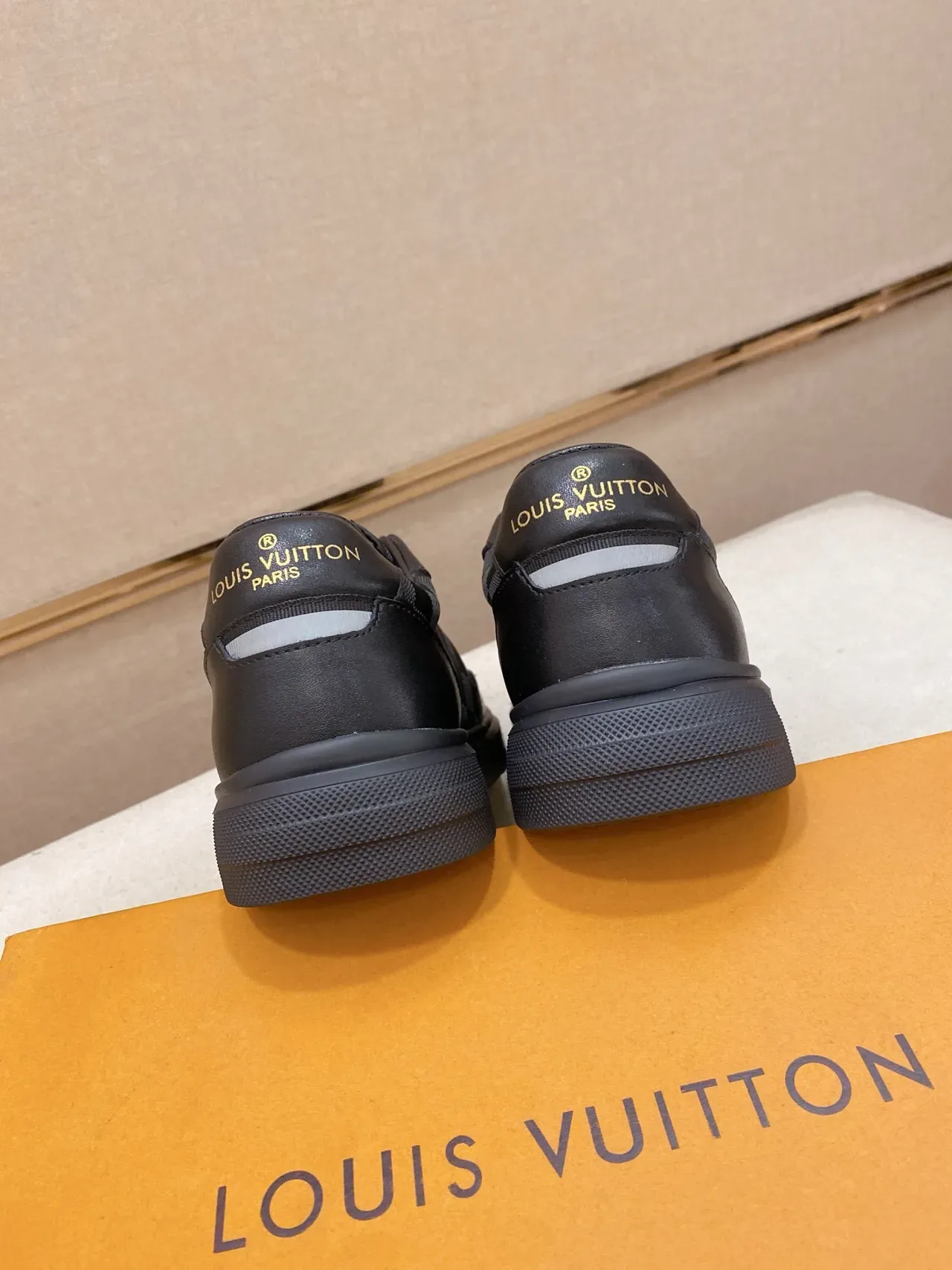 Louis Vuitton LV Trainer Black Gray Embossed Monogram Damier Checkerboard Lifestyle Sneakers 3