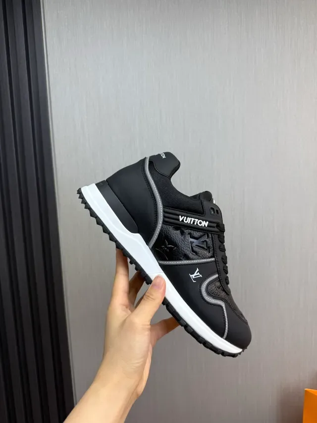 Louis Vuitton LV Trainer Chaussures Lifestyle Noir Blanc Basses en Matériau Mixte 6