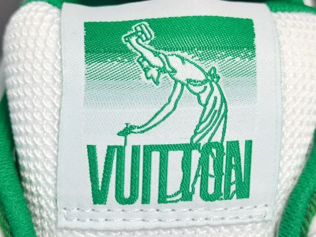Louis Vuitton LV Trainer Green White 低帮 分层网面和纺织面料上层 生活方式运动鞋 3