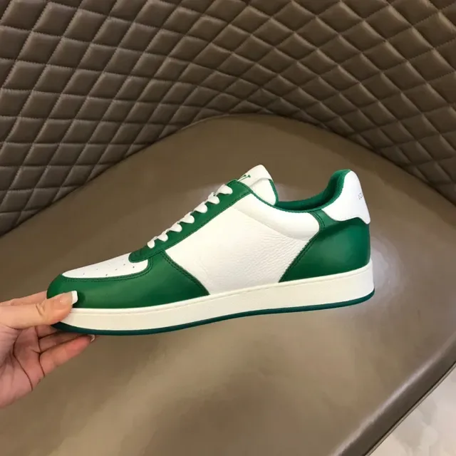 Louis Vuitton LV Trainer हरी सफेद लो टॉप पैनल्ड लाइफस्टाइल स्नीकर 3