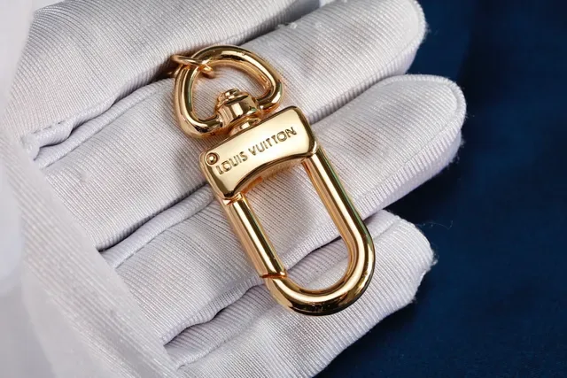 Louis Vuitton Monogram फूल चार्म चेन गोल्ड पिंक ब्राउन ज्वेलरी 6