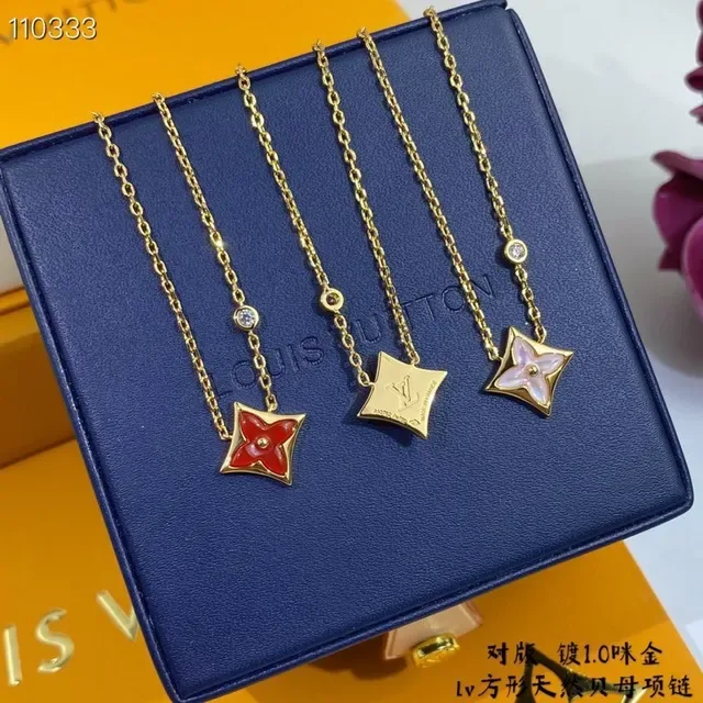 Collar Louis Vuitton Monogram Flor Rosa Madreperla 2