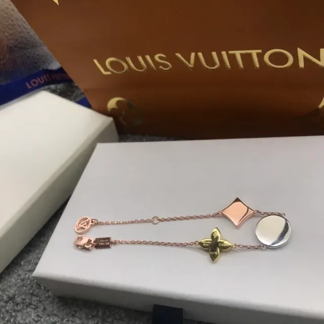 Louis Vuitton Multi-Tone Floral Pavé Crystal Bracelet 6