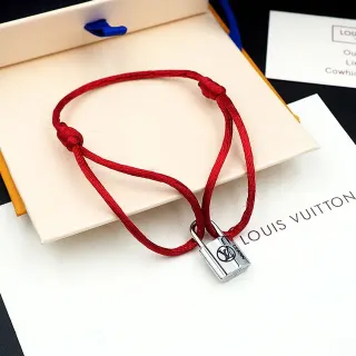 Louis Vuitton سوار قفل أحمر من الحبل