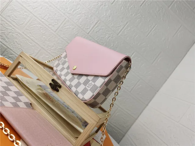 Louis Vuitton Pochette Accessoires भूरा लाल एन्वेलप-फ्लैप मोनोग्राम प्रिंट लंबा वॉलेट 16