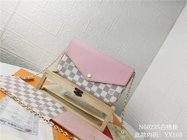 Louis Vuitton Pochette Accessoires भूरा लाल एन्वेलप-फ्लैप मोनोग्राम प्रिंट लंबा वॉलेट 17