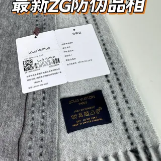 Louis Vuitton Reykjavik Noir Gray ক্যাশমিয়ার শাল