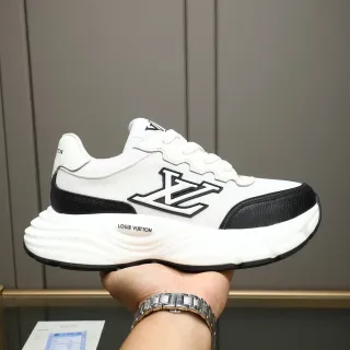 Louis Vuitton Run Away White and Black Chunky Sneakers