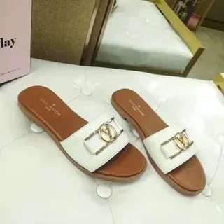 Louis Vuitton Twist सफेद चमड़े के जूते