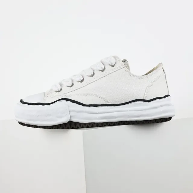 Maison Margiela Baskets Lifestyle Blancs Noirs Canvas Upper Déconstruit Layered Sole 9