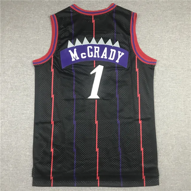 Mitchell & Ness Hardwood Classics 1998–99 Tracy McGrady Toronto Raptors 黑色球衣 3