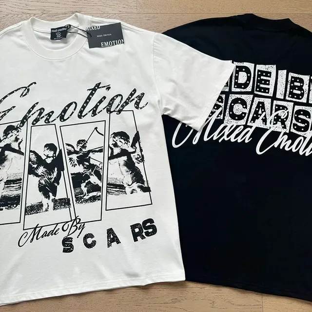 Mixed Emotion Emotion Made By Scars Graphic T-Shirt 3