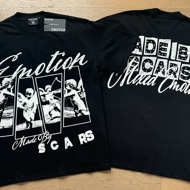 Mixed Emotion Emotion Made By Scars Graphic T-Shirt 4