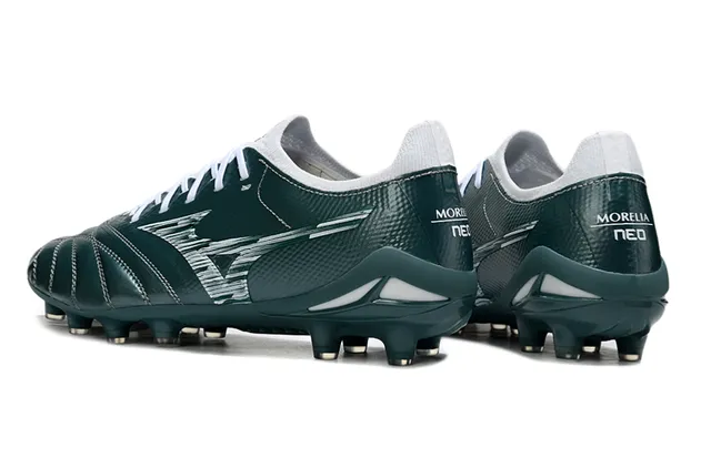 Mizuno Morelia Neo White Pink Low-Cut Knit Upper Firm-Ground Soccer Shoes 4