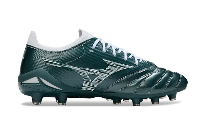 Mizuno Morelia Neo White Pink Low-Cut Knit Upper Firm-Ground Soccer Shoes 6