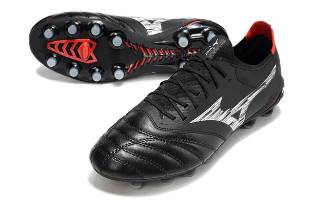 Mizuno Morelia Neo White Pink Low-Cut Knit Upper Firm-Ground Soccer Shoes 21