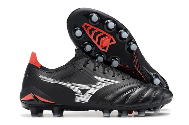 Mizuno Morelia Neo White Pink Low-Cut Knit Upper Firm-Ground Soccer Shoes 23