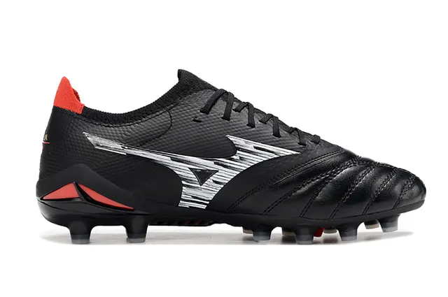 Mizuno Morelia Neo White Pink Low-Cut Knit Upper Firm-Ground Soccer Shoes 24