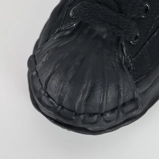 MM6 Maison Margiela x Blakey غطاء أصابع القدم المتموج أسود سنيكرز ستايل حياة 5