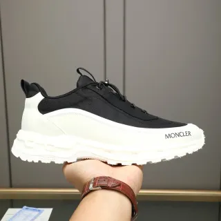 Moncler Lifestyle Sneaker Black and White Chunky Sole Sneakers