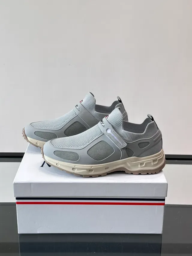 Moncler Slip-On Mesh Strap Sneakers 5