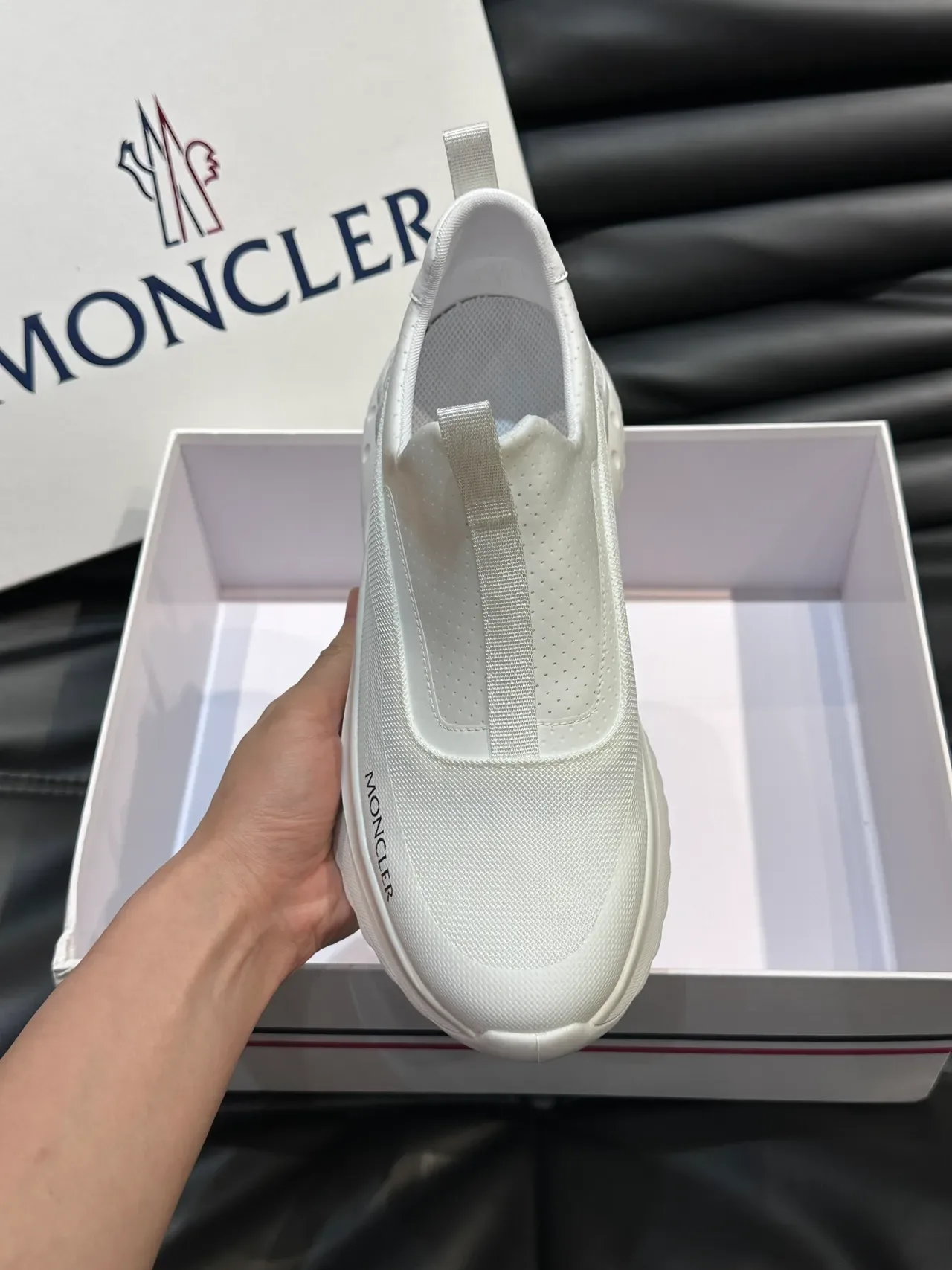 Moncler Tênis Lifestyle Branco Slip-On 2