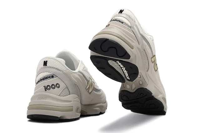 New Balance 1000 Beige Gray Lifestyle Sneakers 3