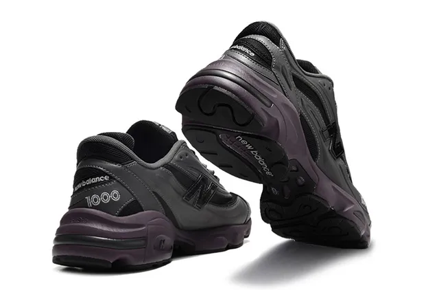 New Balance 1000 কালো বেগুনি চাঙ্কি স্নিকার 3