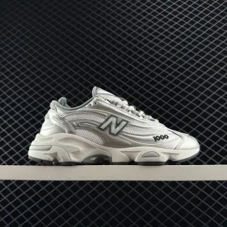 New Balance 1000 রূপালী চংকি স্নিকার্স