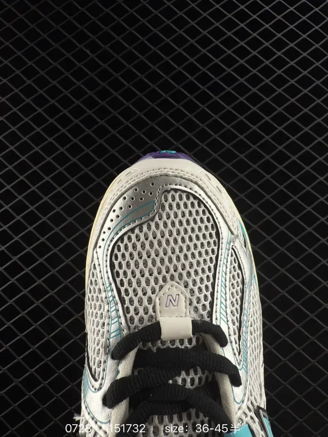 New Balance 1906R সাদা বেগুনি টারকয়েজ লাইফস্টাইল স্নিকার্স 3