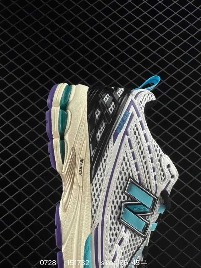 New Balance 1906R সাদা বেগুনি টারকয়েজ লাইফস্টাইল স্নিকার্স 5
