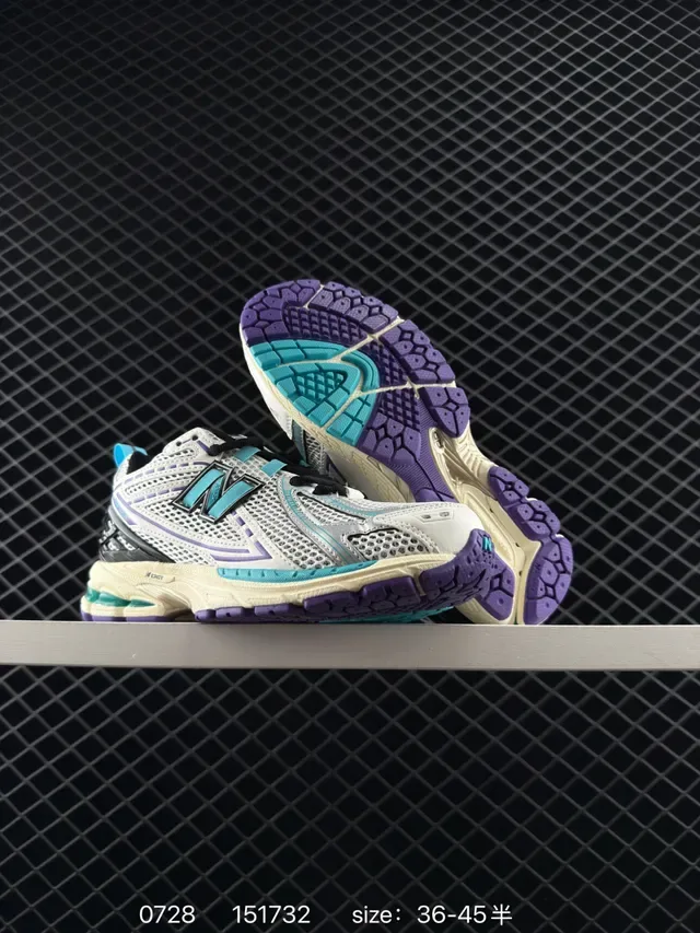 New Balance 1906R সাদা বেগুনি টারকয়েজ লাইফস্টাইল স্নিকার্স 6