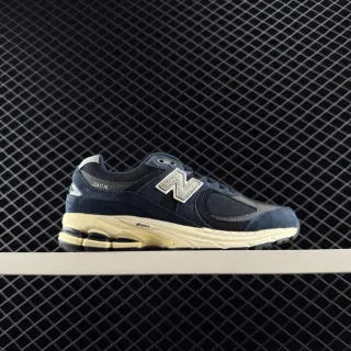 New Balance 2002 R নেভি বেইজ স্যুড এবং মেশ উপরের লাইফস্টাইল স্নিকার্স