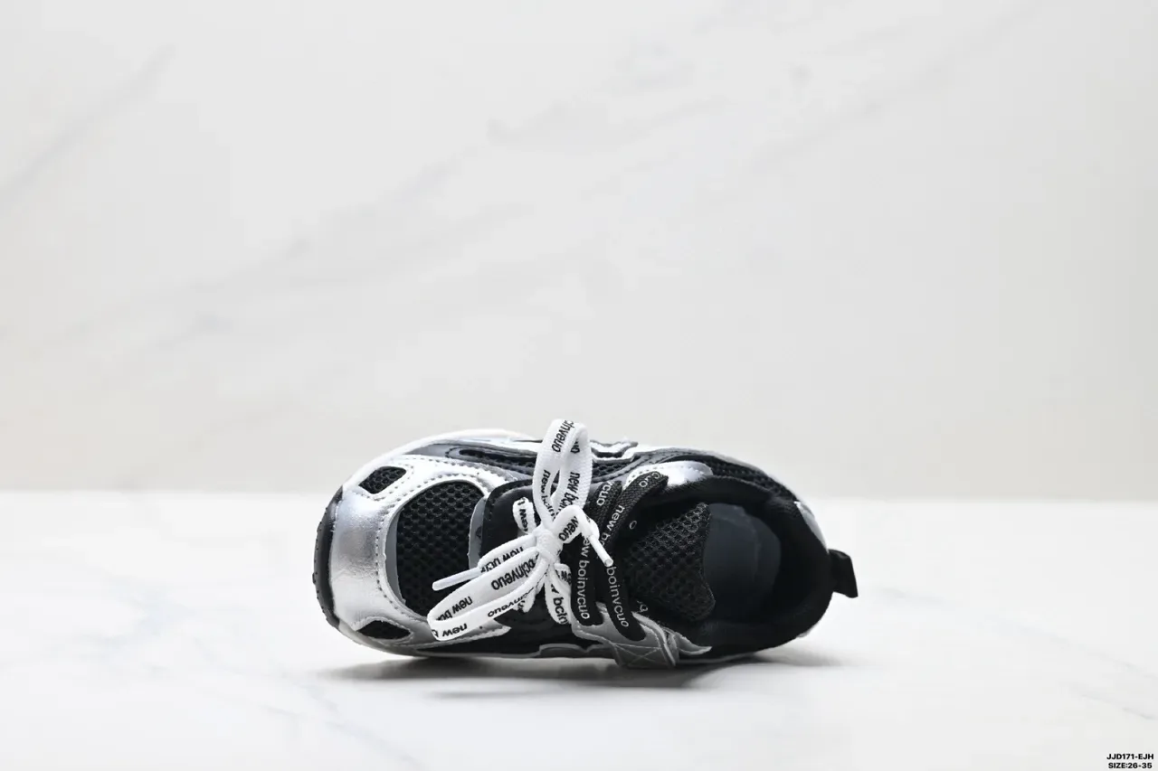 New Balance 2002R Black White حذاء أسلوب حياة مع upper من السلك الاصطناعي في قفص السلك العلوي 4
