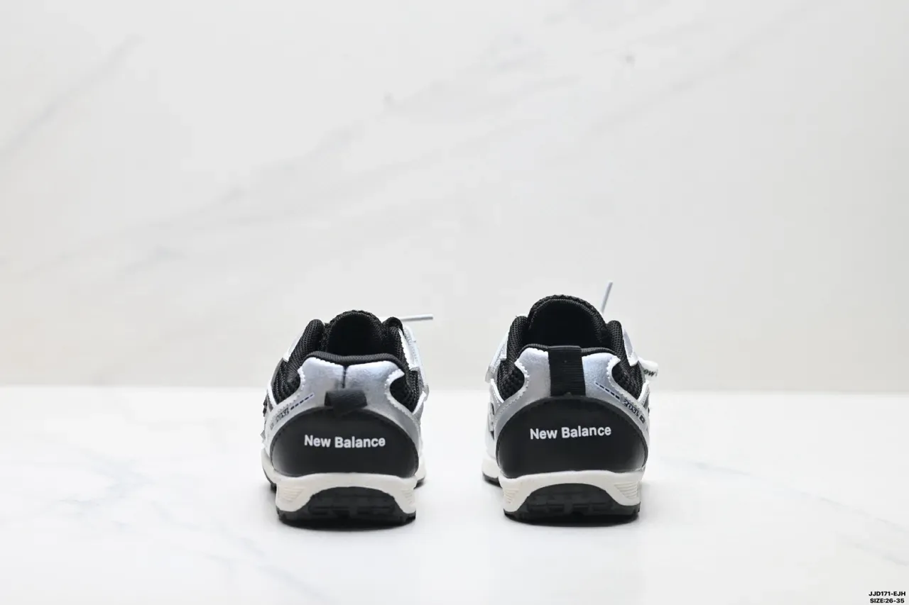 New Balance 2002R Black White حذاء أسلوب حياة مع upper من السلك الاصطناعي في قفص السلك العلوي 19