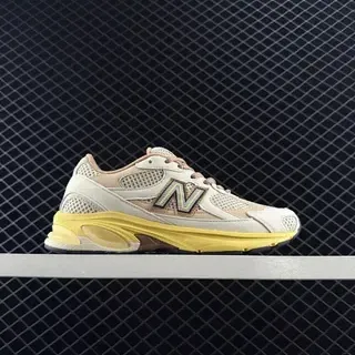 New Balance 2010 Series लाइफस्टाइल स्निकार्स অফ-হোয়াইট এবং হলুদ