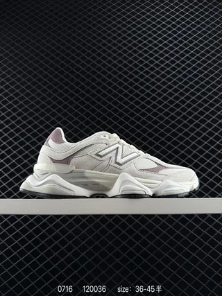 New Balance 9060 Tênis chunky bege e rosa 2