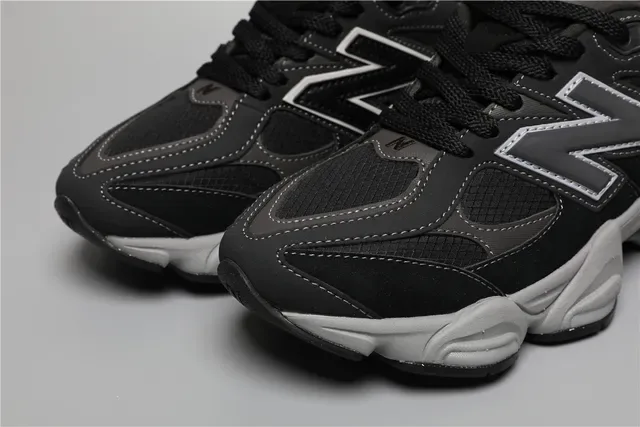 New Balance 9060 Black Gray Lifestyle Sneakers 4