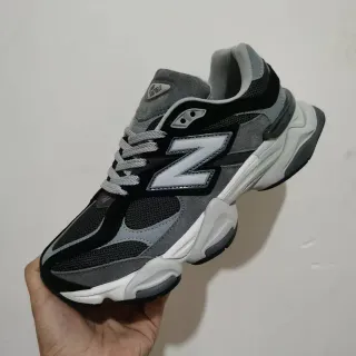 New Balance 9060 কালো ধূসর সাদা চাঙ্কি স্নিকার
