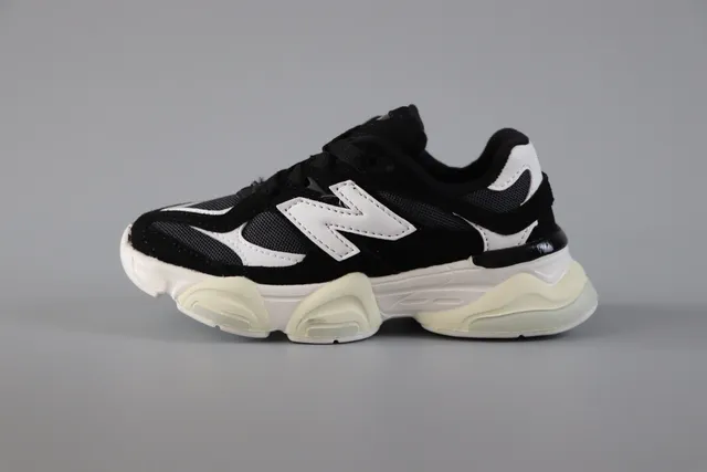 New Balance 9060 Navy Beige Chunky Sneakers 3