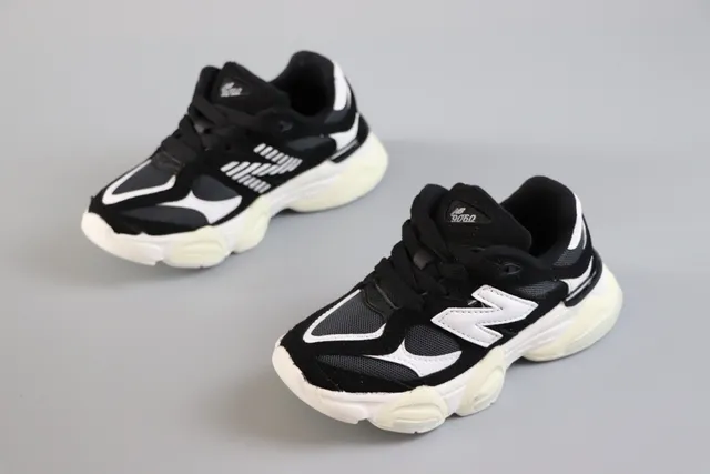 New Balance 9060 Navy Beige Chunky Sneakers 7