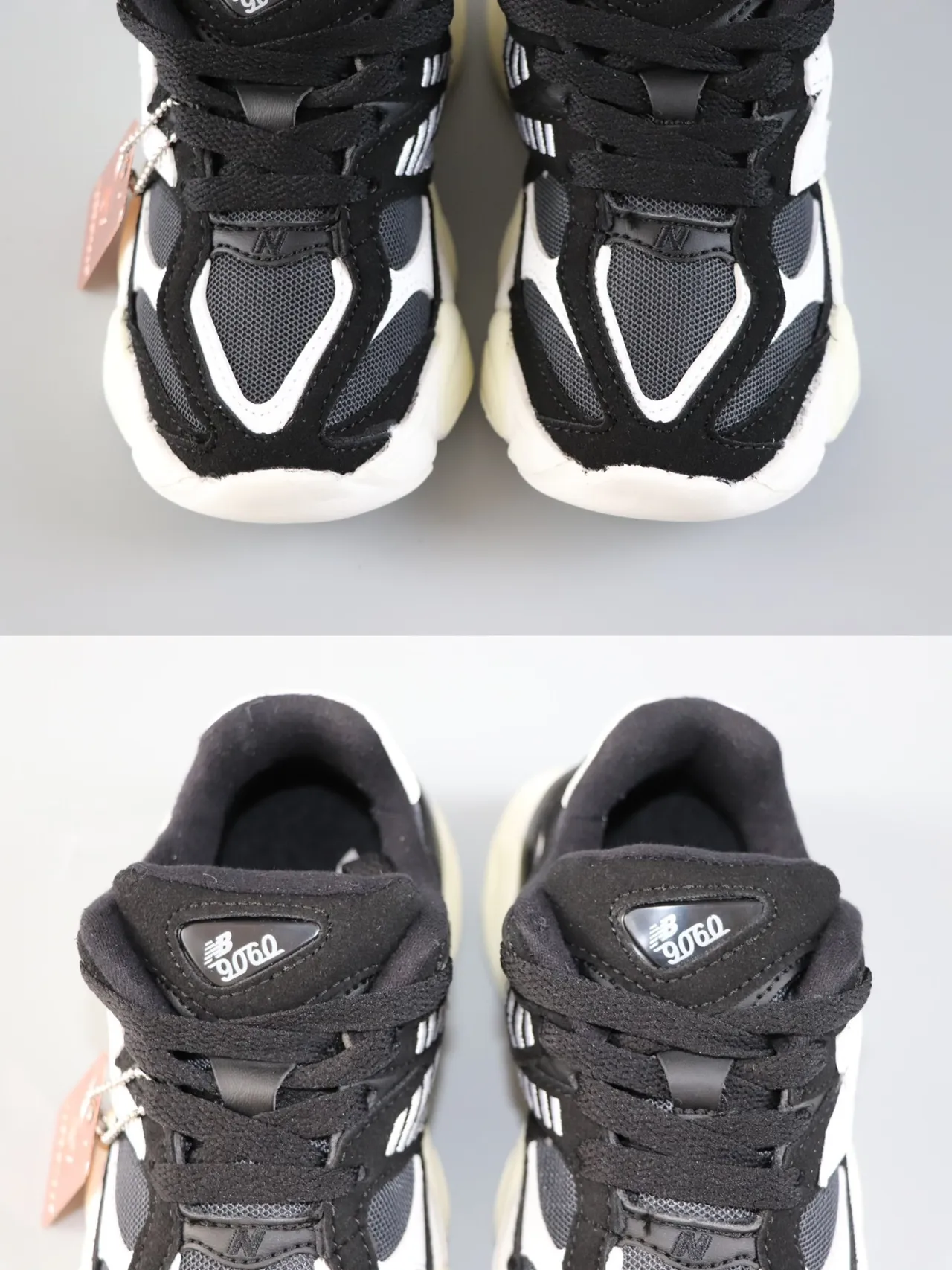 New Balance 9060 Navy Beige Chunky Sneakers 9