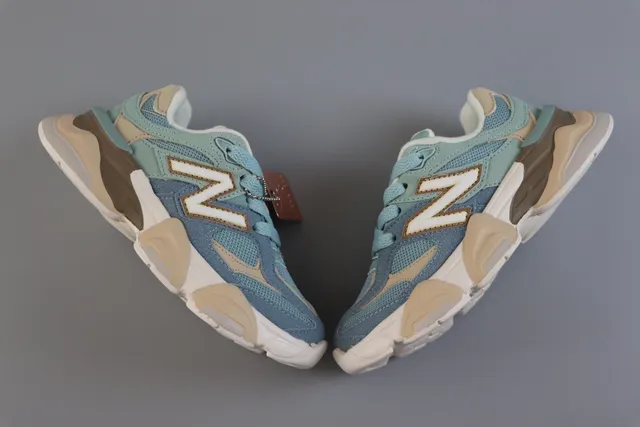 New Balance 9060 Navy Beige Chunky Sneakers 19