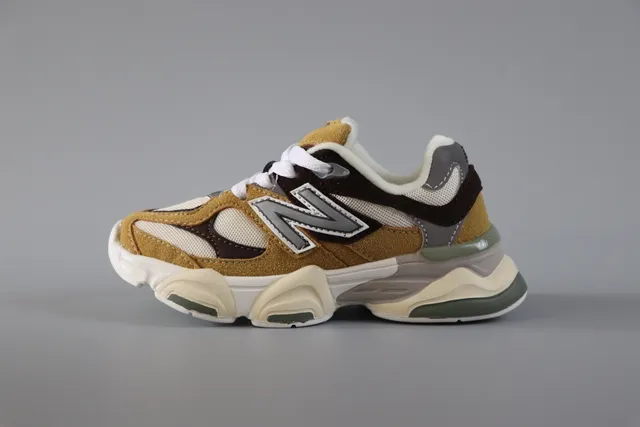 New Balance 9060 Navy Beige Chunky Sneakers 21