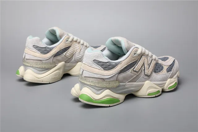 New Balance 9060 Off-White Gris Verde zapatillas chunky 3