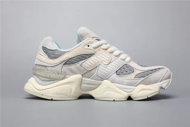 New Balance 9060 Off-White Gris Verde zapatillas chunky 8