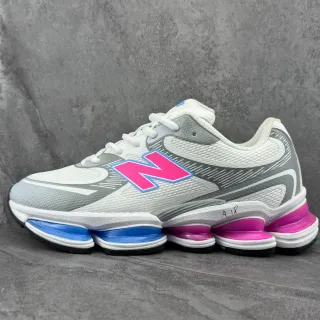New Balance 9060 সাদা ধূসর গোলাপি নীল লাইফস্টাইল স্নিকার্স