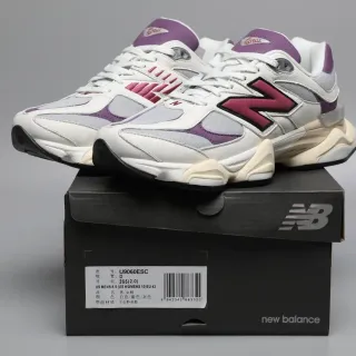 New Balance 9060 Blanc Violet Magenta Chaussures Lifestyle