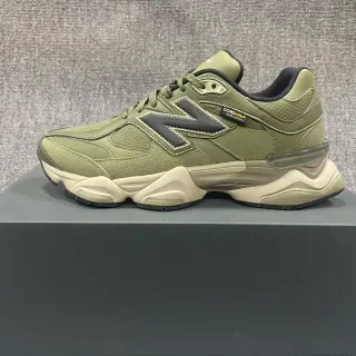 New Balance আর্মি গ্রিন, বেইজ, অলিভ সুয়েড এবং মেশ আপার কালো এন লোগো লাইফস্টাইল স্নিকার